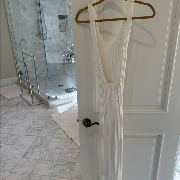 KHAITE White 'The Ottilie' Midi Dress - Picture 13 of 16